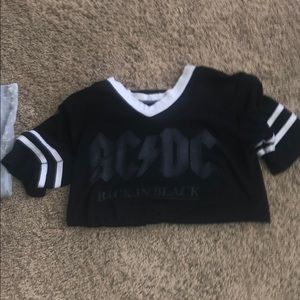 AC/DC back in black t short